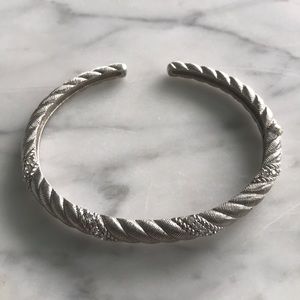 🎉SOLD ON EBAY🎉 - Judith Ripka Sterling Silver Hinged Cuff (NEW)